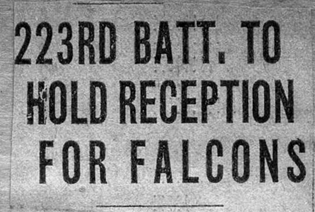 The 223rd battalion veterans banquet & reunion