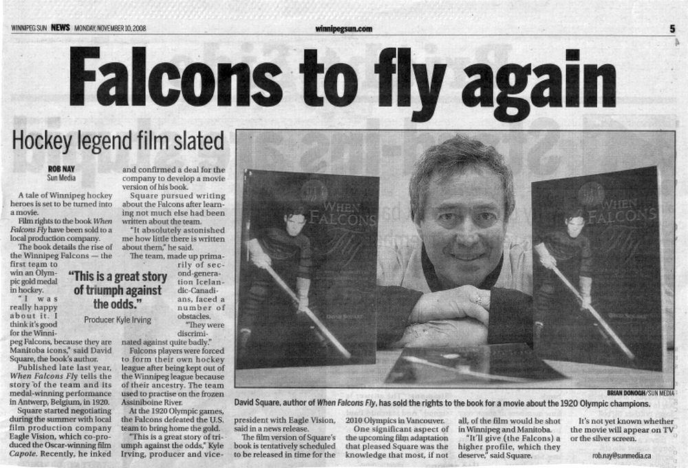 Winnipeg Sun article